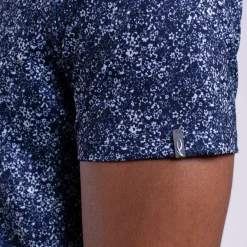 Lance Printed Polo Atlanta Blue/White