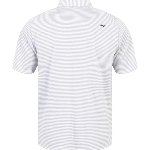 Lee Stripe Stretch Polo Alloy/White