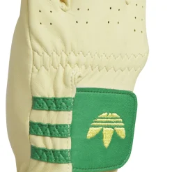 Left Hand Leather Golf Glove Yellow