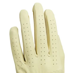 Left Hand Leather Golf Glove Yellow