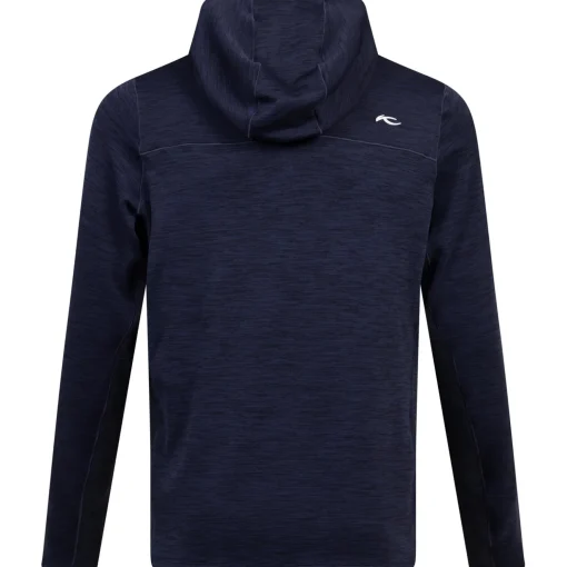 Liam Hooded Half Zip Mid Layer Atlanta Blue