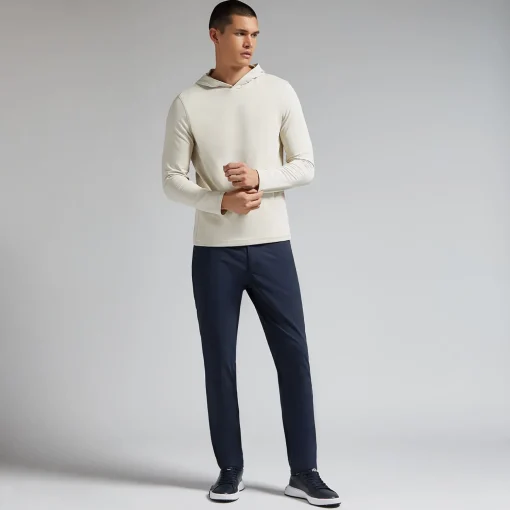 Lightweight French Terry Hoodie Stone