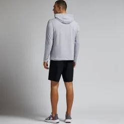 Lightweight French Terry Hoodie Light Heather Grey