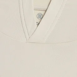 Lightweight French Terry Hoodie Stone