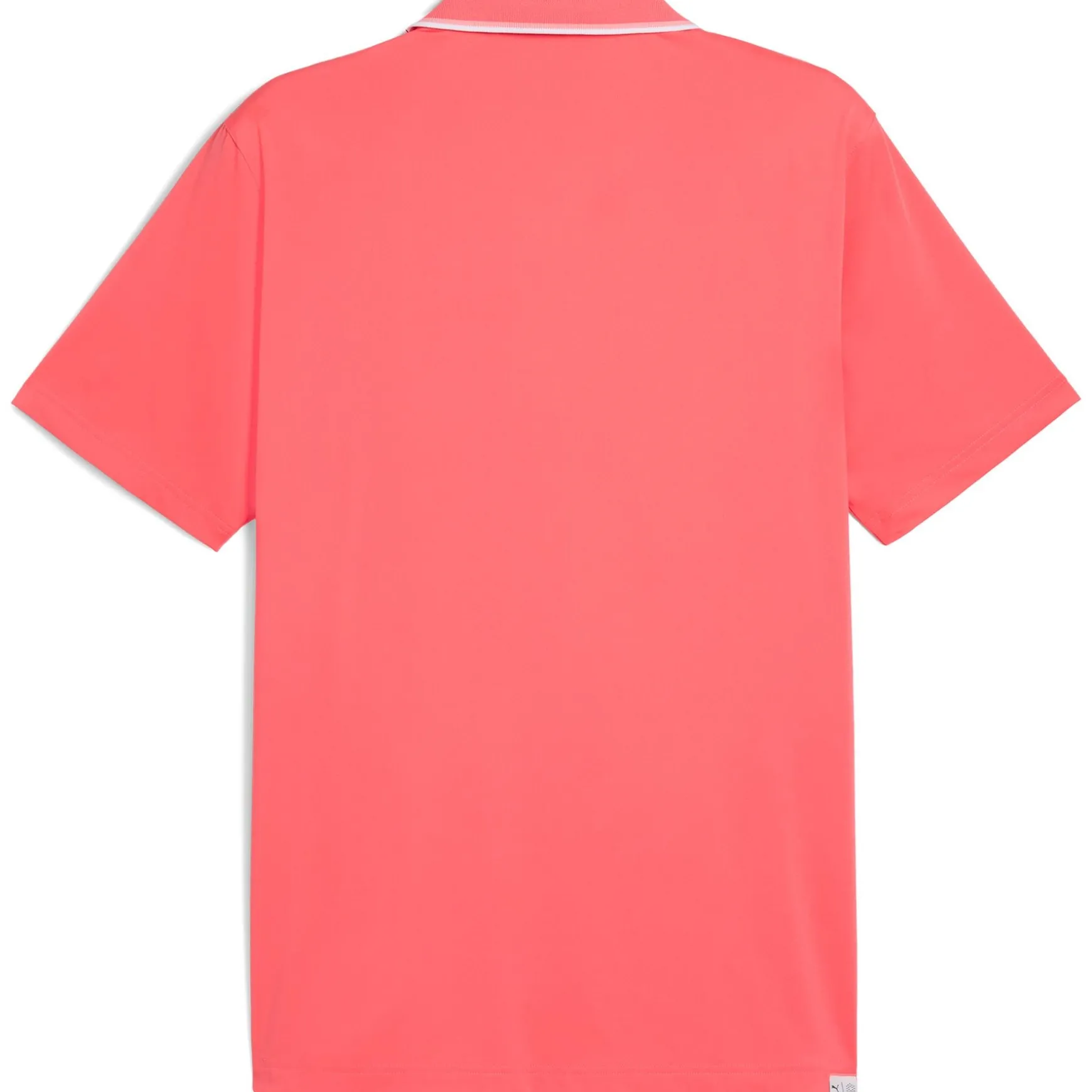 MATTR Elevated Solid Polo Peach Frost