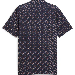 MATTR Paradise Polo Deep Navy/Sunny Yellow
