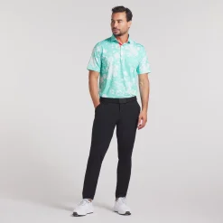 MATTR Rose Polo Aquatic/Peaceful Blue