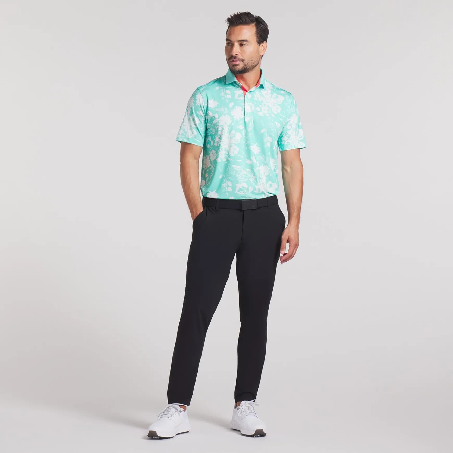 MATTR Rose Polo Aquatic/Peaceful Blue
