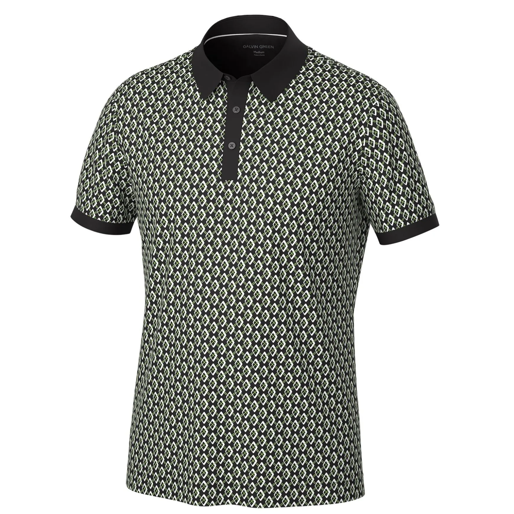 Maxwell VENTIL8+ Polo Black/Fresh Green