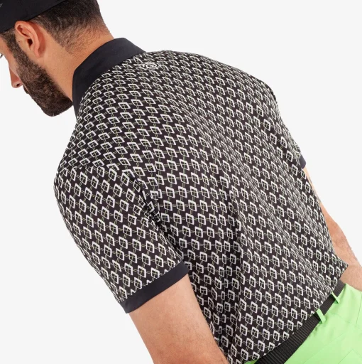 Maxwell VENTIL8+ Polo Black/Fresh Green