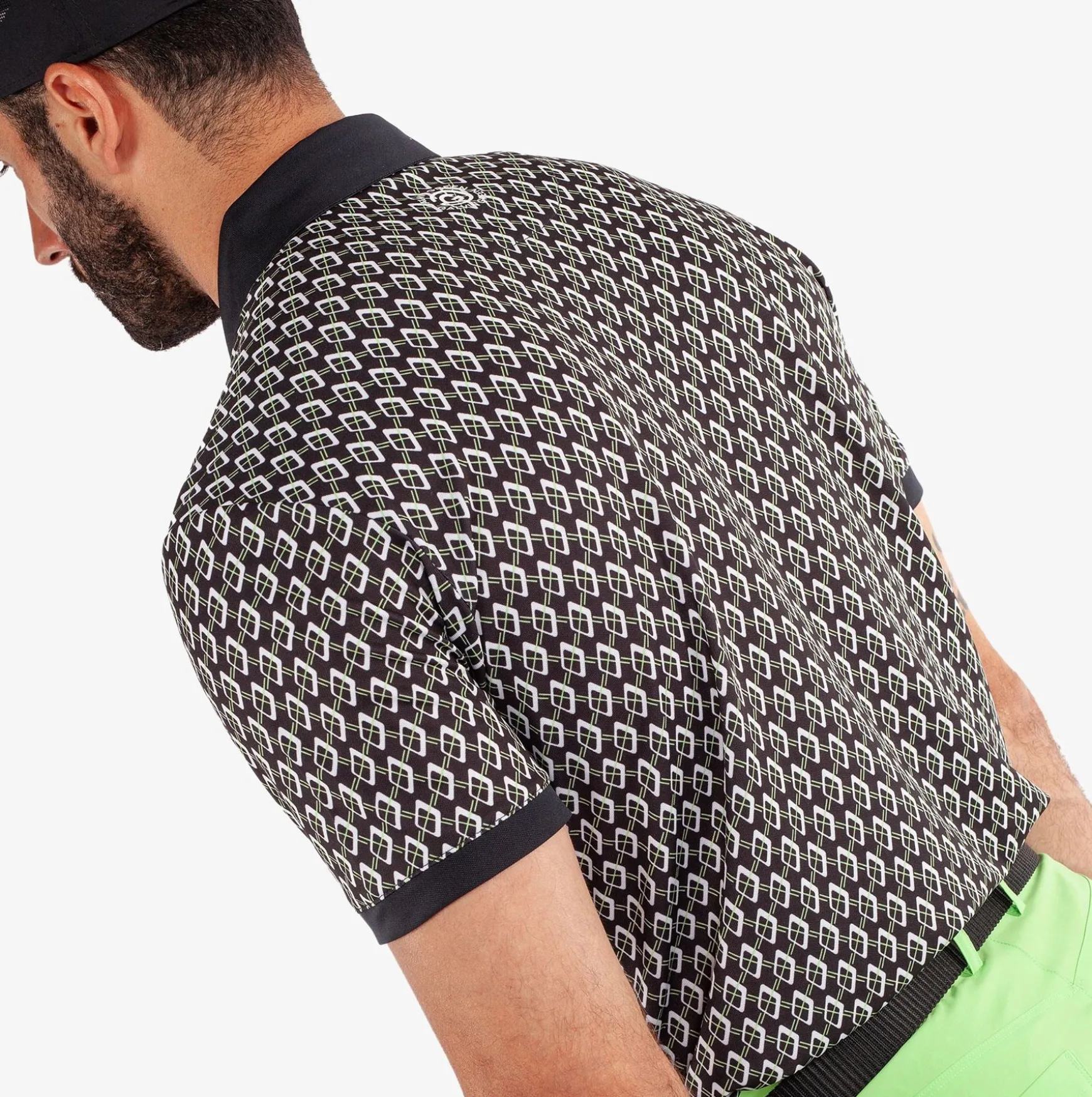 Maxwell VENTIL8+ Polo Black/Fresh Green