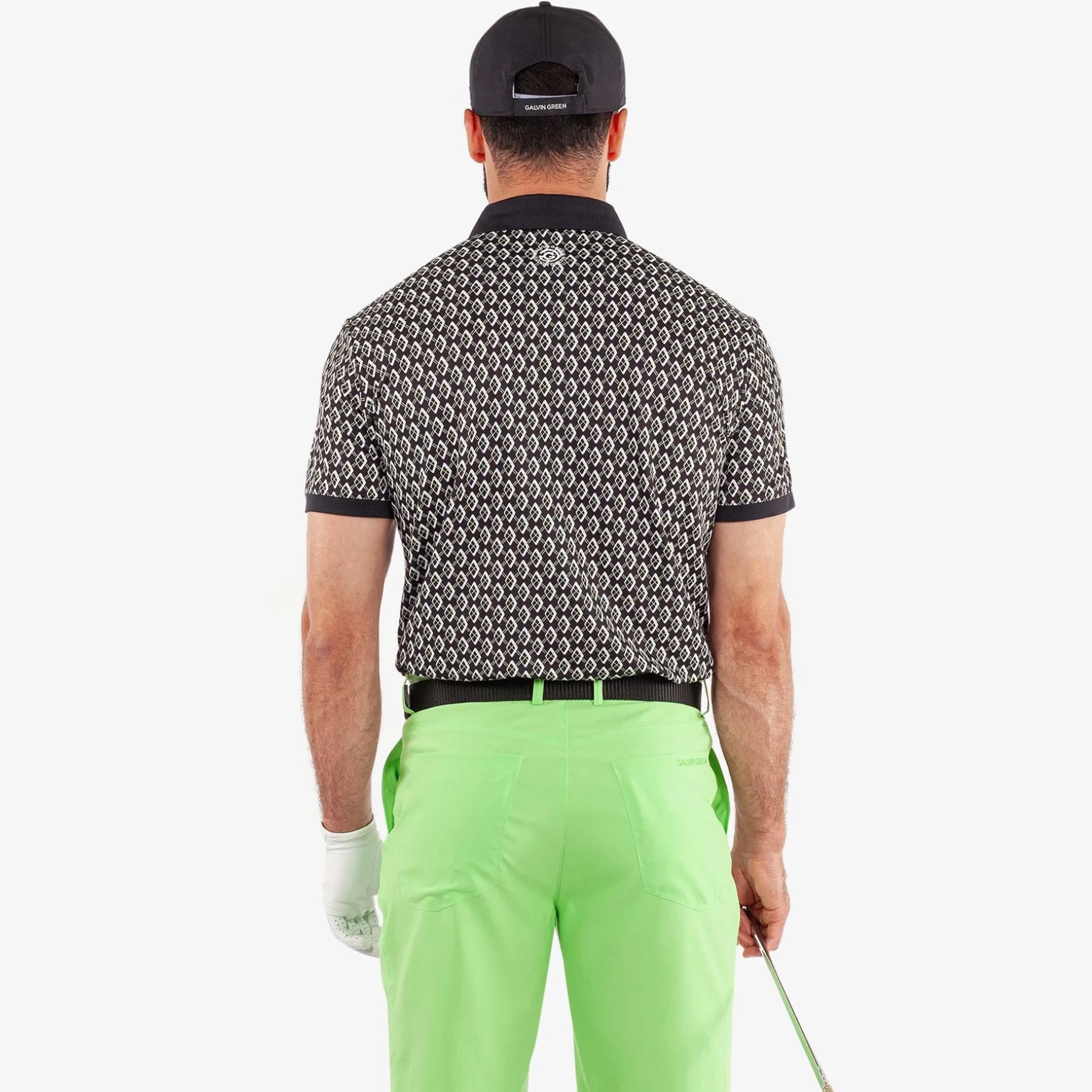 Maxwell VENTIL8+ Polo Black/Fresh Green