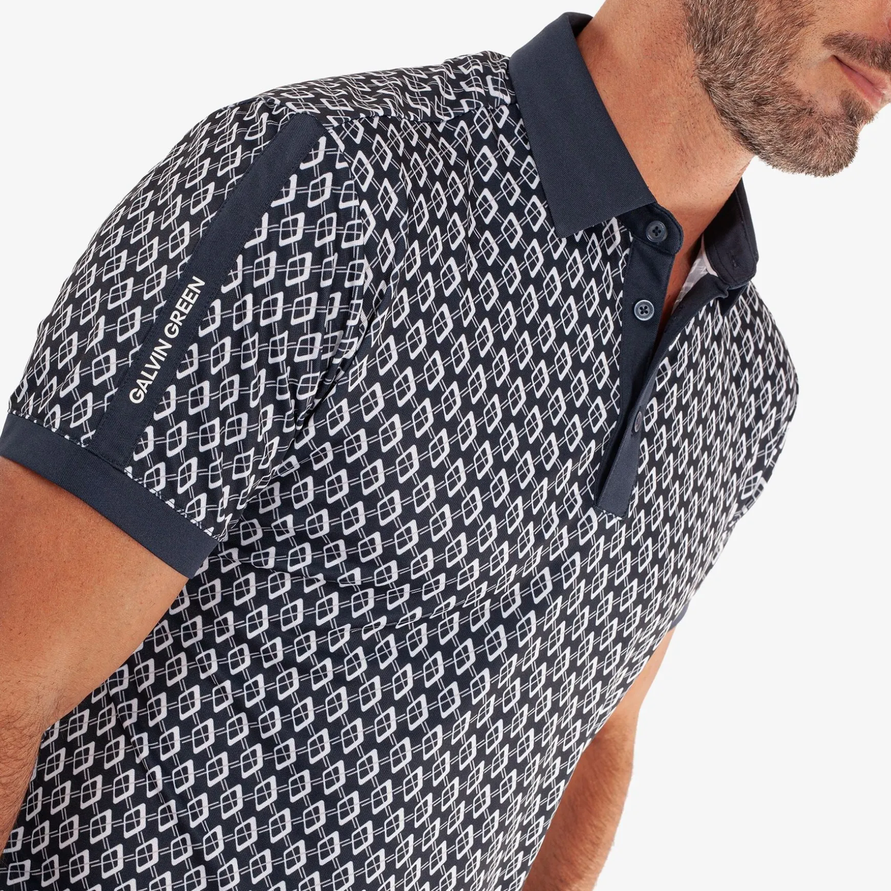 Maxwell VENTIL8+ Polo Navy/Cool Grey