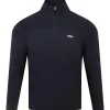 Momentum Quarter Zip Mid Layer Dark Blue