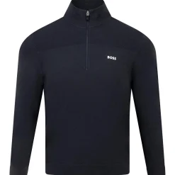 Momentum Quarter Zip Mid Layer Dark Blue