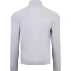 Momentum Quarter Zip Mid Layer Light Grey