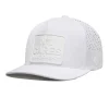 N°1 Cares Patch Perforated Delta Snapback Hat Snow