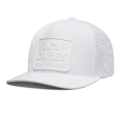 N¬∞1 Cares Patch Perforated Delta Snapback Hat Snow