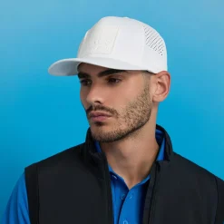 N°1 Cares Patch Perforated Delta Snapback Hat Snow