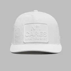 N°1 Cares Patch Perforated Delta Snapback Hat Snow