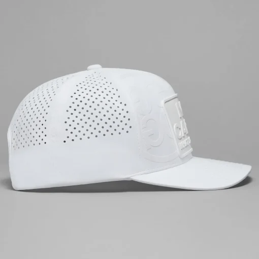 N¬∞1 Cares Patch Perforated Delta Snapback Hat Snow