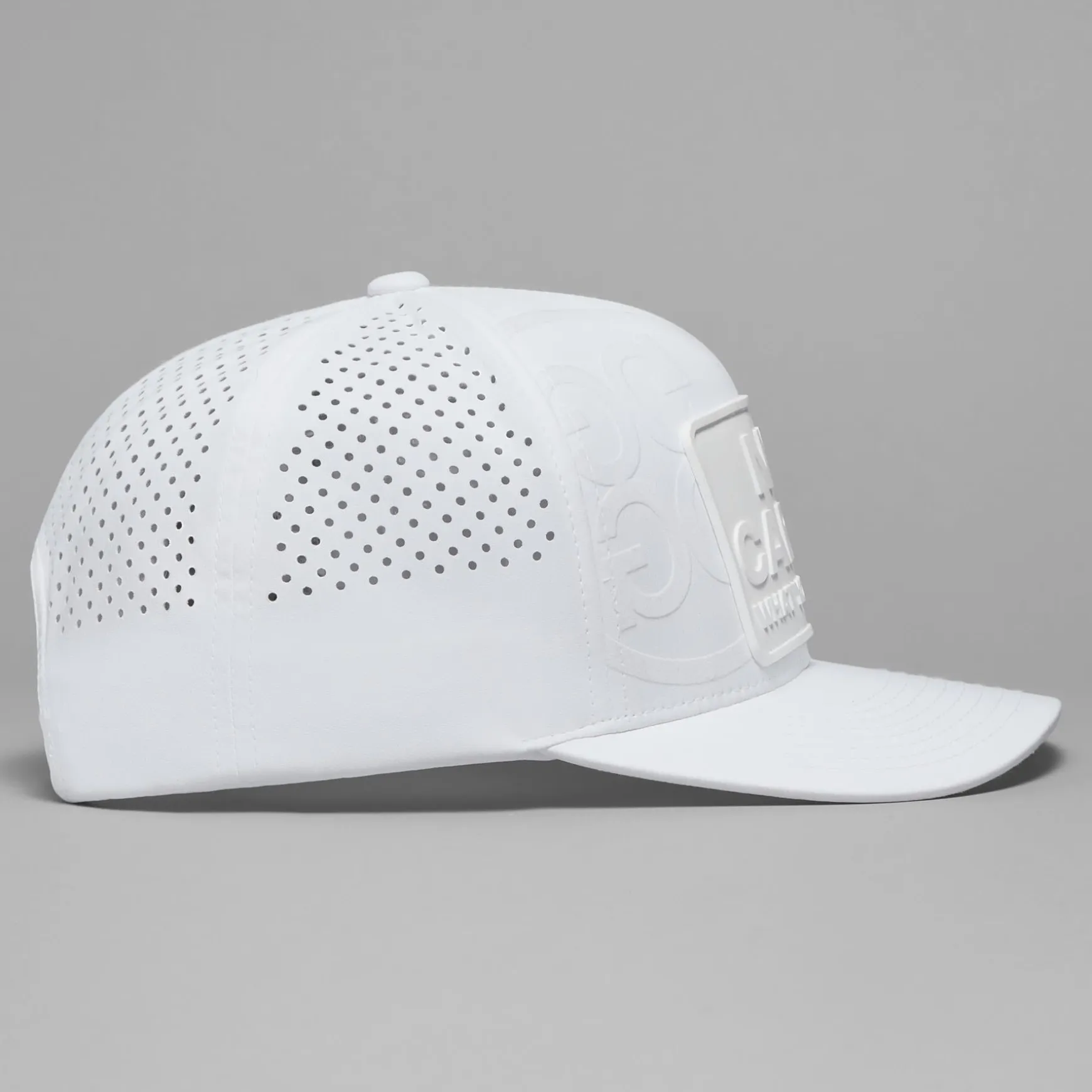 N°1 Cares Patch Perforated Delta Snapback Hat Snow