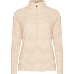 Nicky Full Zip Jacket Monogram Peach