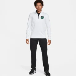 No Members x Nike Victory Half Zip Mid Layer White