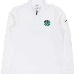 No Members x Nike Victory Half Zip Mid Layer White