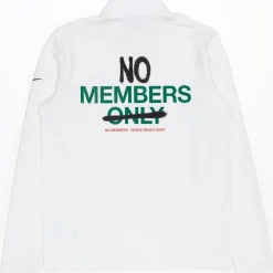 No Members x Nike Victory Half Zip Mid Layer White