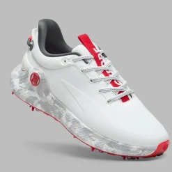 O2 G/LOCK Camo Mid Sole Golf Shoes Snow/Charcoal