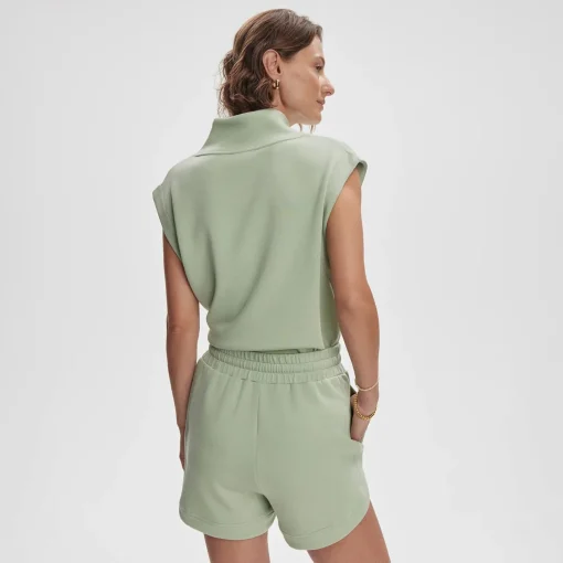 Ollie High-Rise 3.5-Inch Shorts Snow Sage