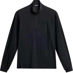 Ollie Tech Quarter Zip Mid Layer Black