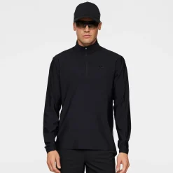 Ollie Tech Quarter Zip Mid Layer Black