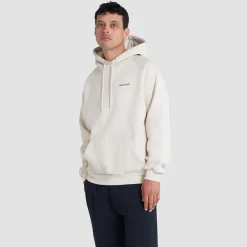 Organic Logo Hoodie Sand