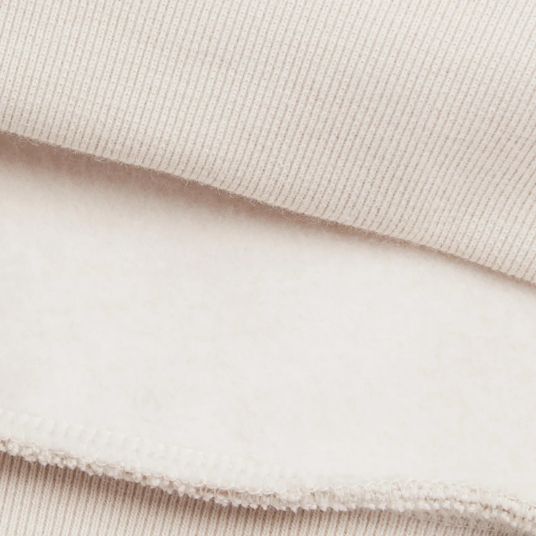 Organic Logo Hoodie Sand
