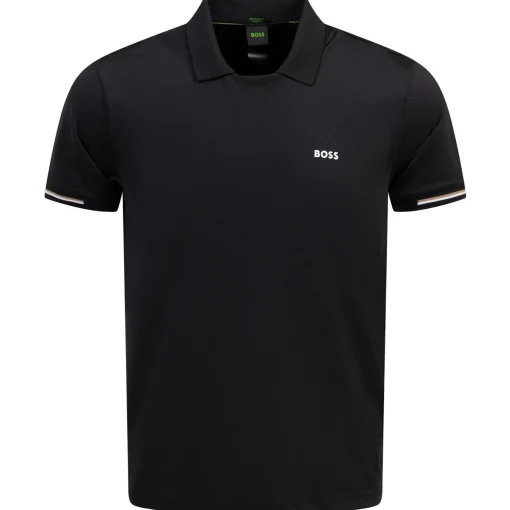 Palle Mesh Polo Black