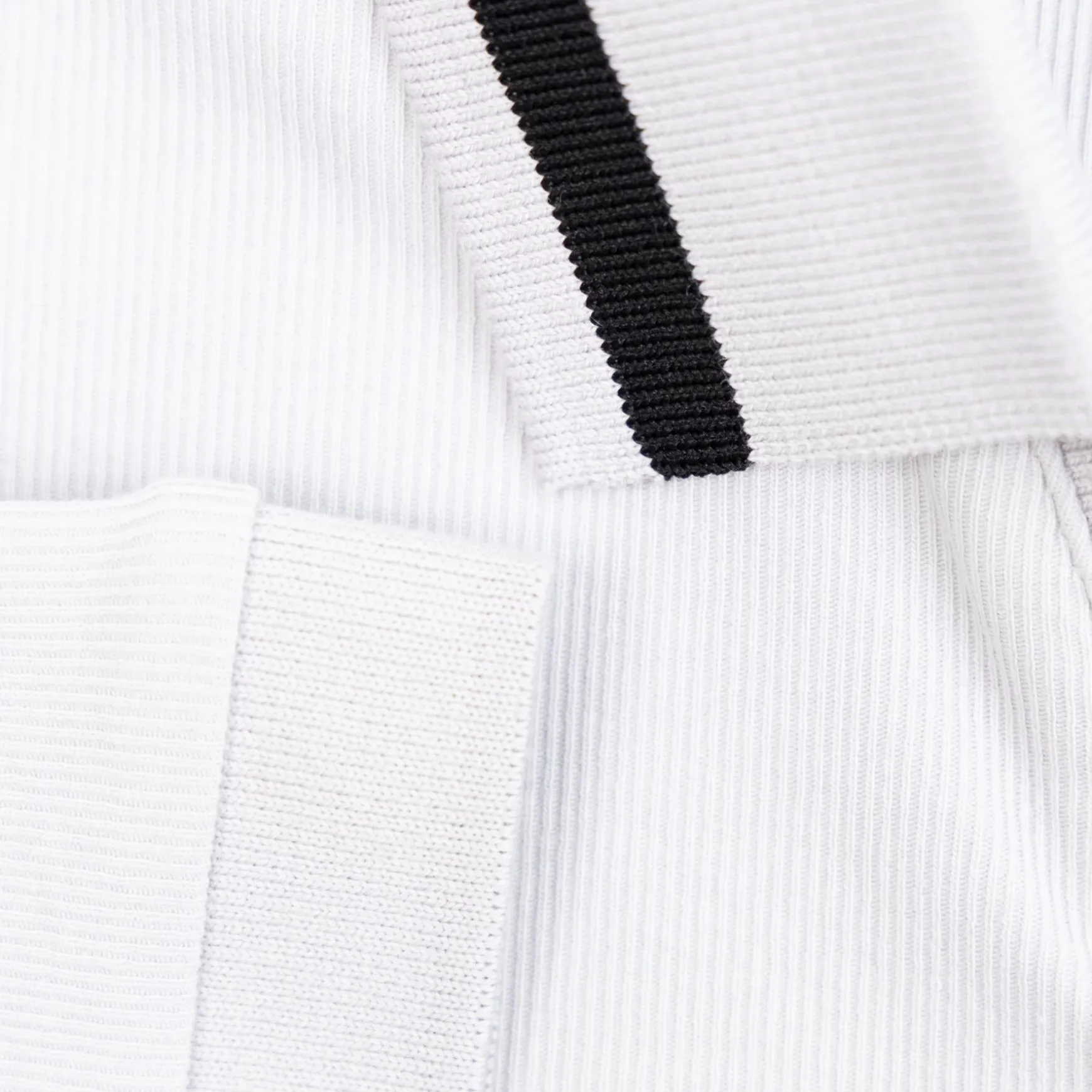 Palle Tape Rib Polo Light Grey