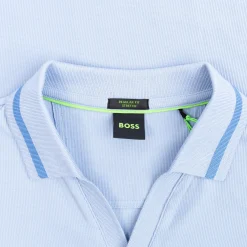 Palle Tape Rib Polo Open Blue