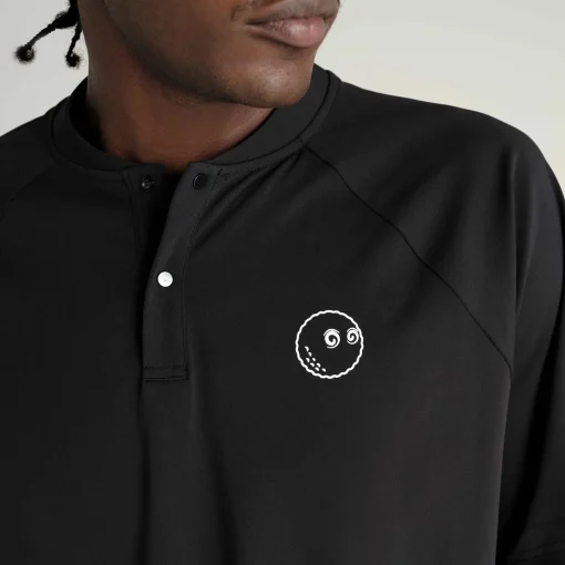 Performance Blade Collar Polo Black
