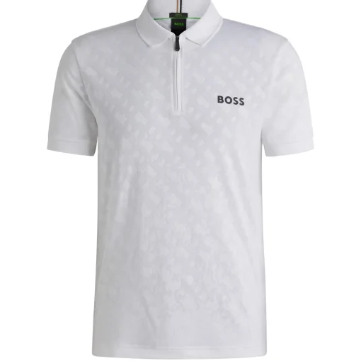 Philix TOC Jacquard Polo White