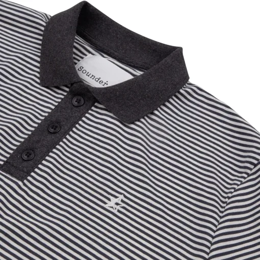 Play Well Polo Charcoal/Off White