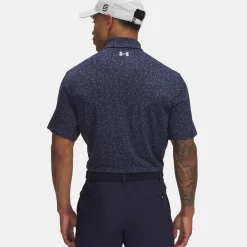 Playoff 3.0 Printed Polo Midnight Navy/Halo Grey