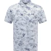 Playoff 3.0 Printed Polo White/Midnight Navy