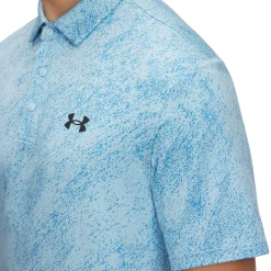 Playoff Jacquard Polo Stream/Ether Blue