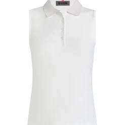 Pleated Silky Tech Nylon SL Polo Snow