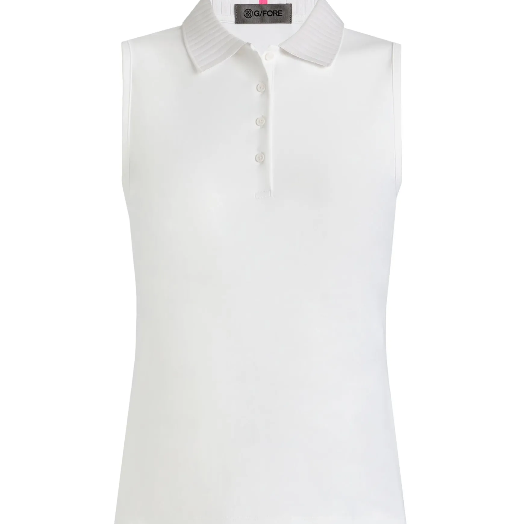 Pleated Silky Tech Nylon SL Polo Snow