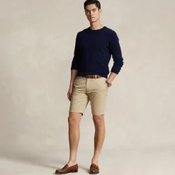 Polo Golf 9.5-Inch Stretch Slim Fit Chino Shorts Classic Khaki