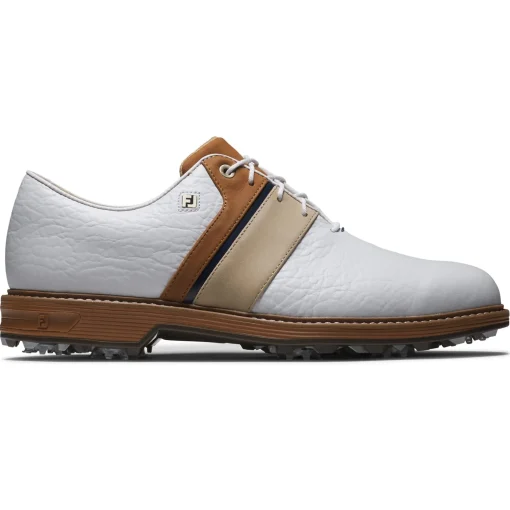 Premiere Series Packard LX Golf Shoes White/Blue/Brown