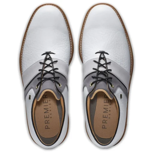 Premiere Series Packard LX Golf Shoes White/Grey/Black
